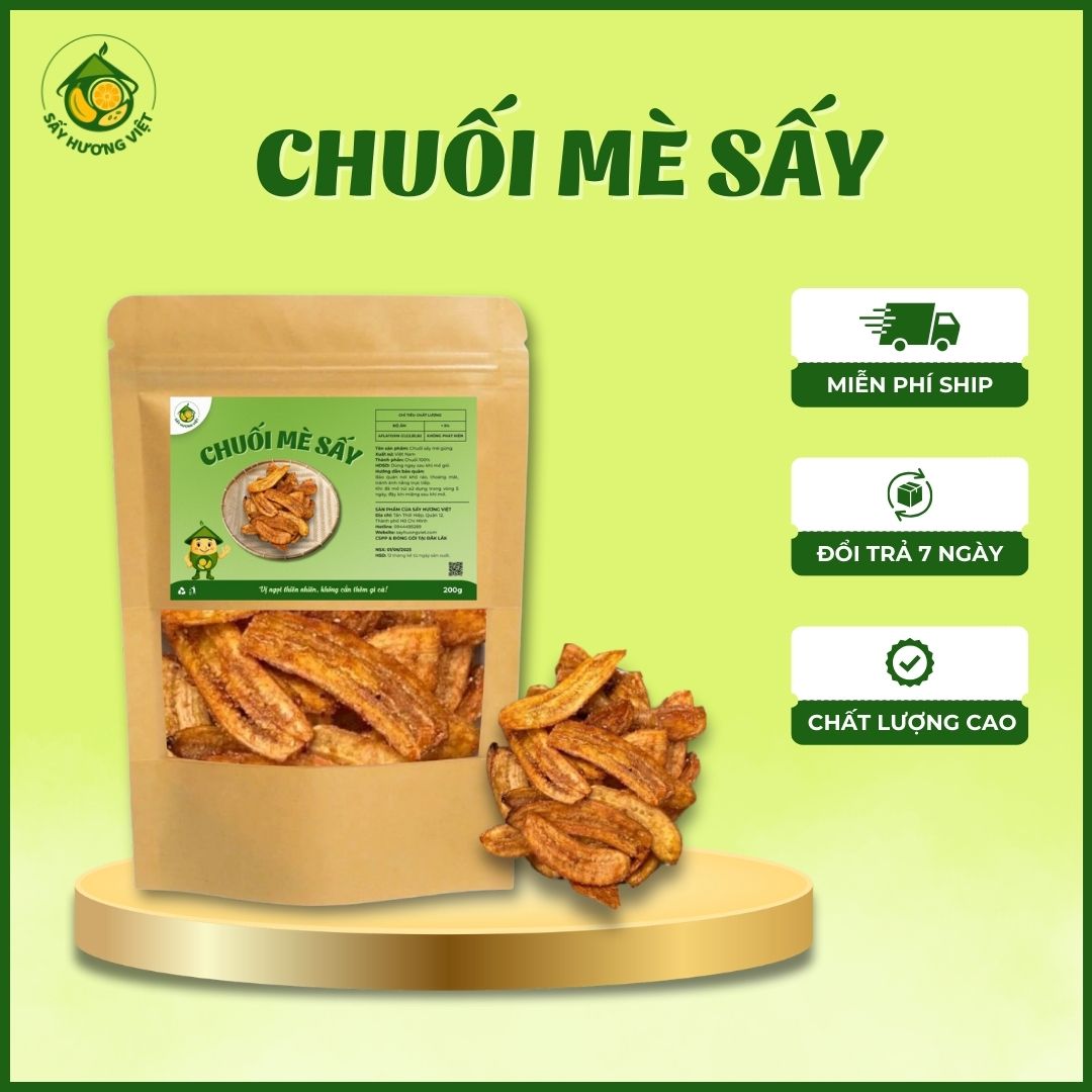 Chuối mè gừng sấy giòn – thơm ngon giòn tan